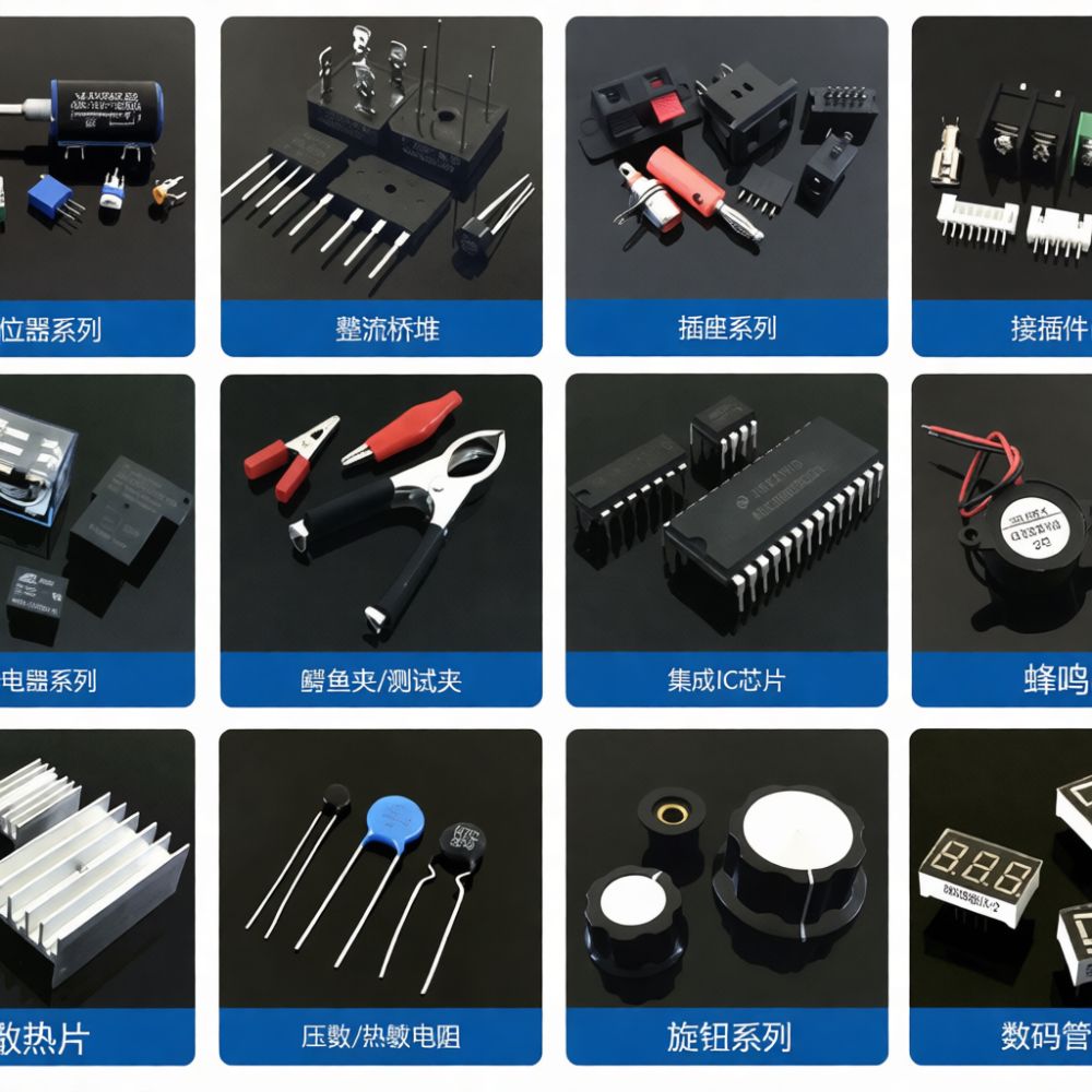 Diy Electronic Components - Altavoz magnético externo de plástico para