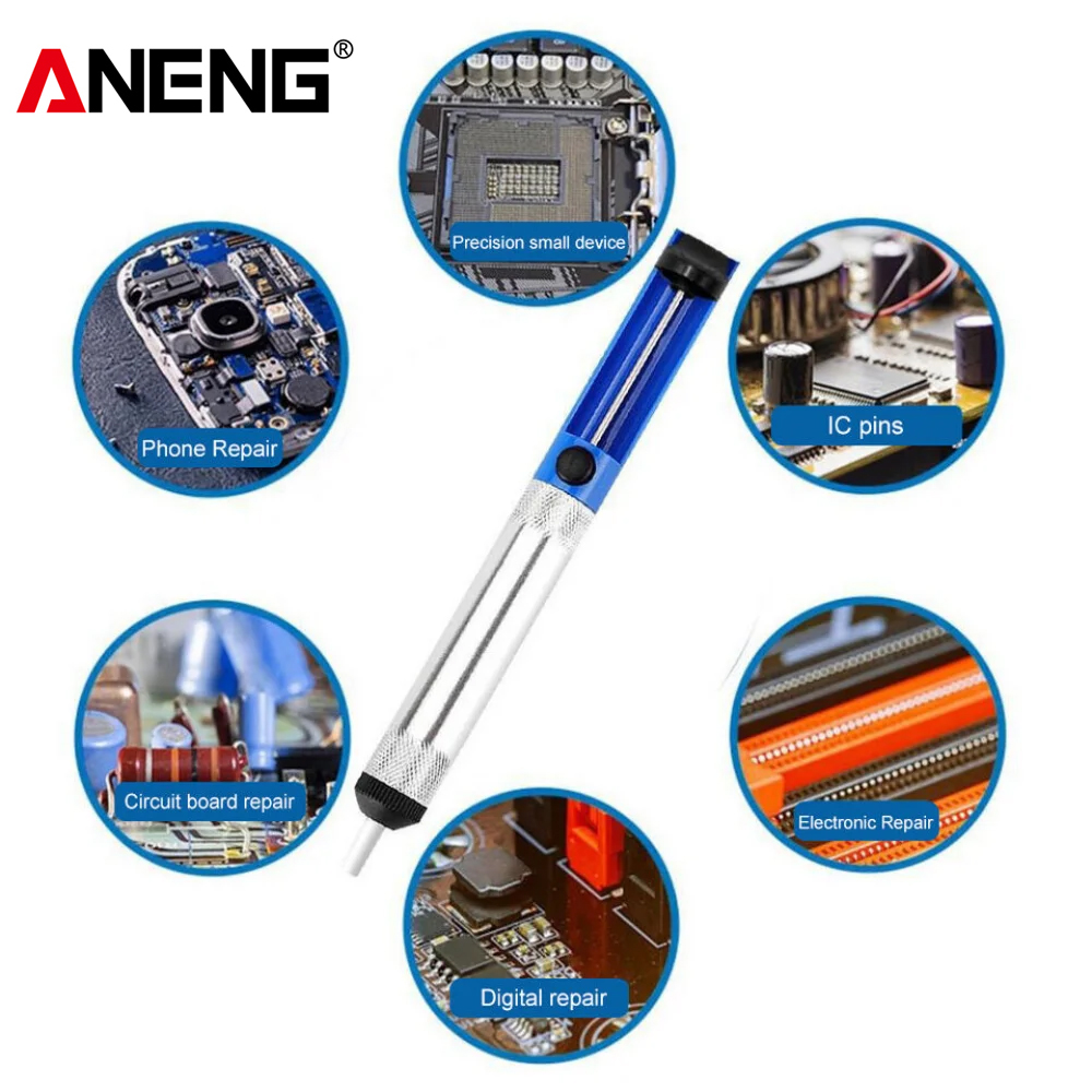 Flux Pen Electronics - ANENG-bomba para desoldar, desoldador de hierro,