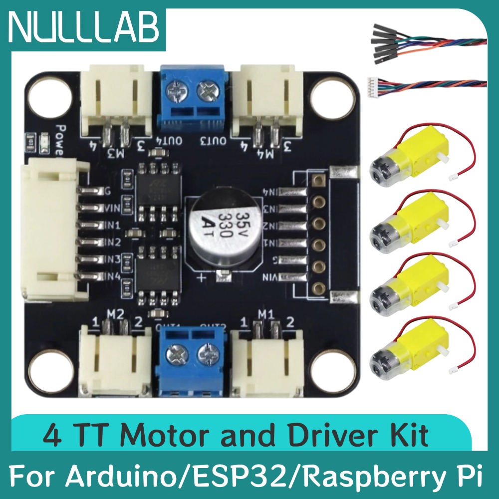 L298N Motor Driver - Kit de 4 Motores TT y