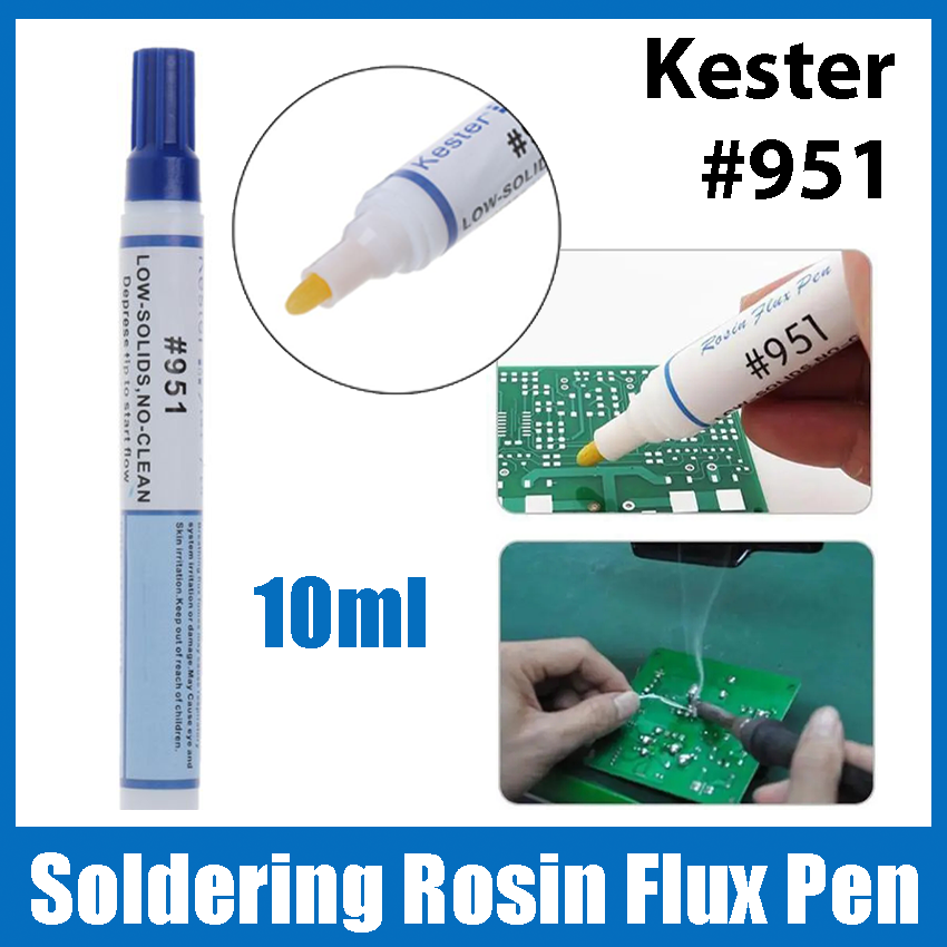 Flux Pen Electronics - Pluma fundente de colofonia para soldar,