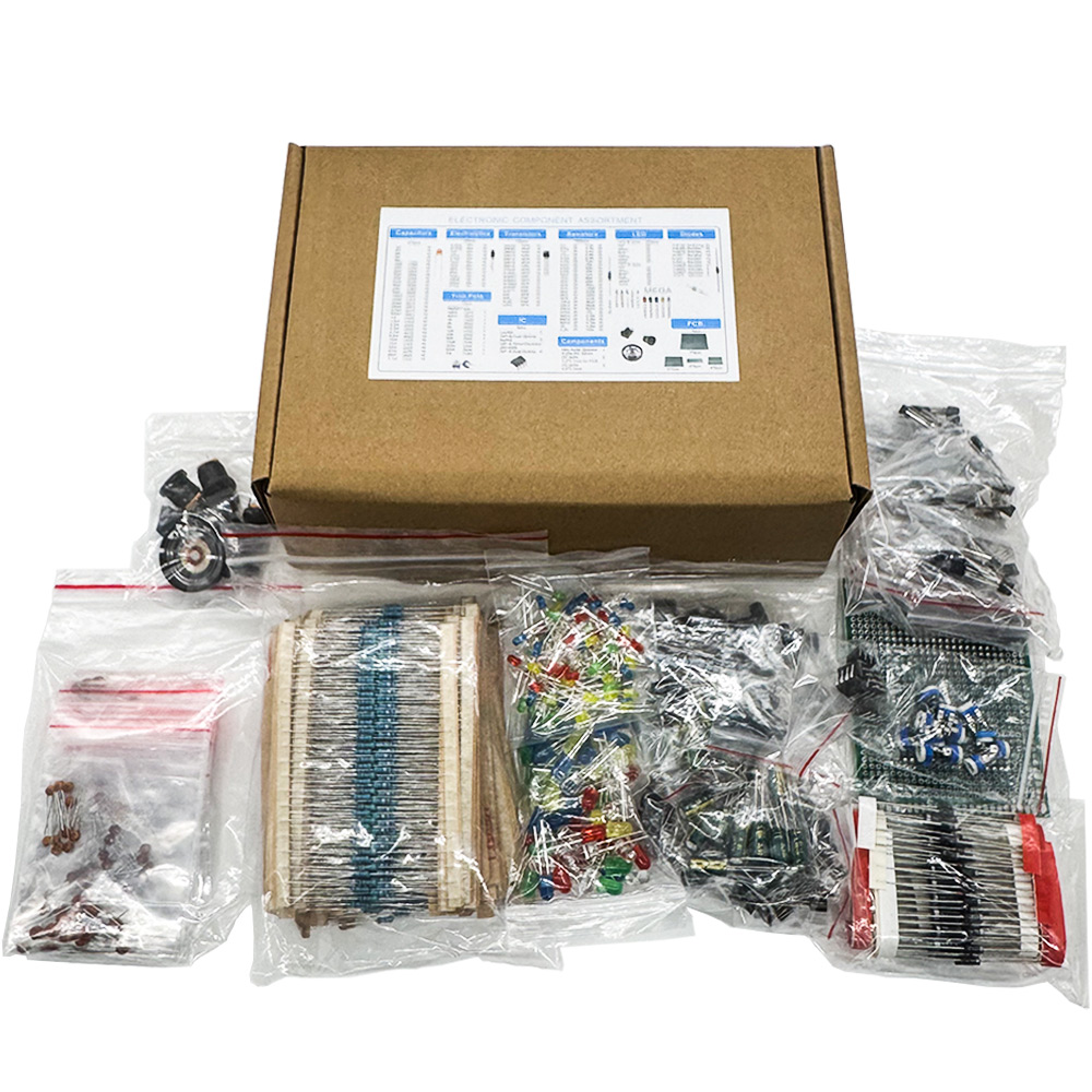Diy Electronic Components - Kit de Componentes Electrónicos de 1900