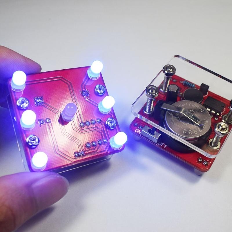 Kit de dados LED con vibración - Best Diy Electronics Kits reseña y precio