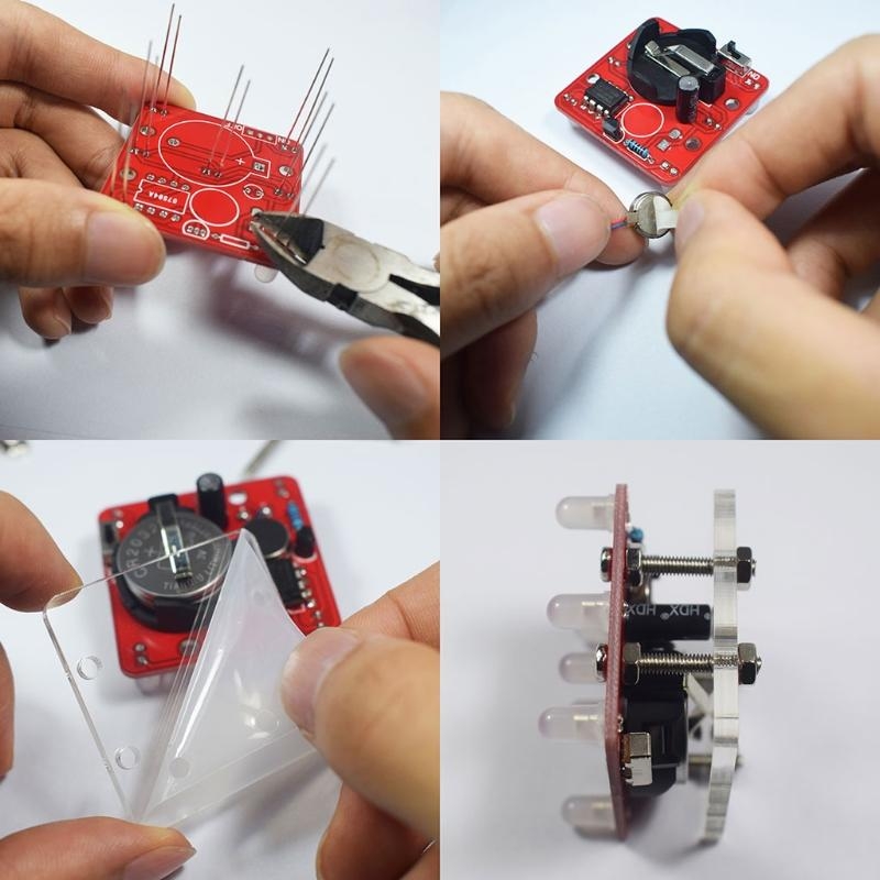 Kit de dados LED con vibración - Best Diy Electronics Kits reseña y precio