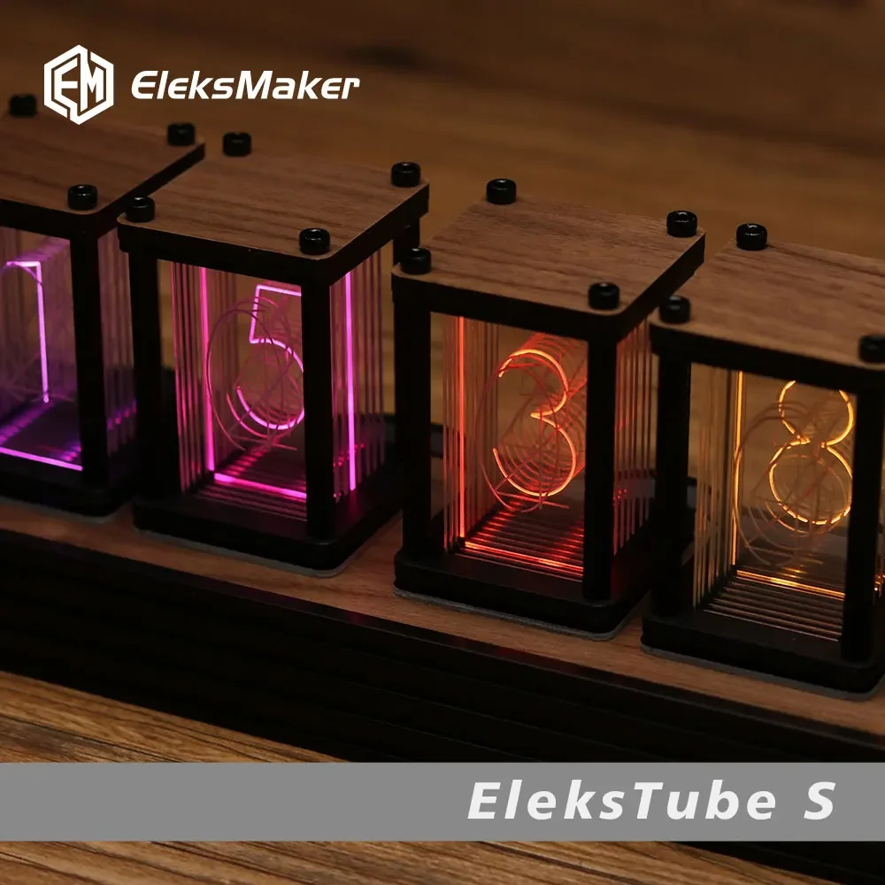 Reloj de tubo Nixie RGB, reloj - Diy Electronics Ideas reseña y precio