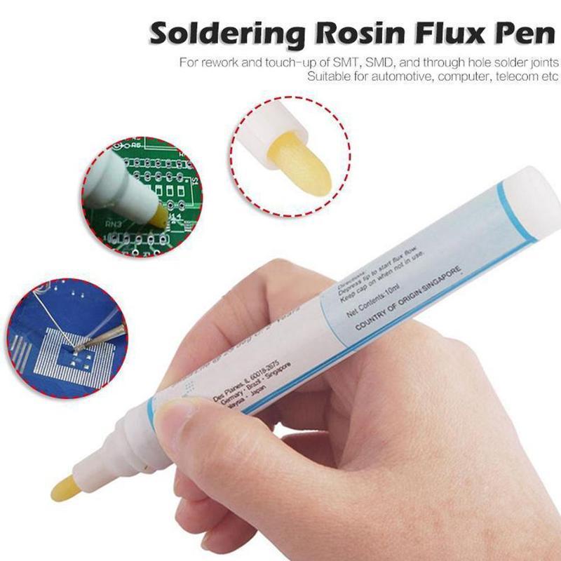 Lápiz de soldadura de colofoni - Flux Pen Electronics reseña y precio