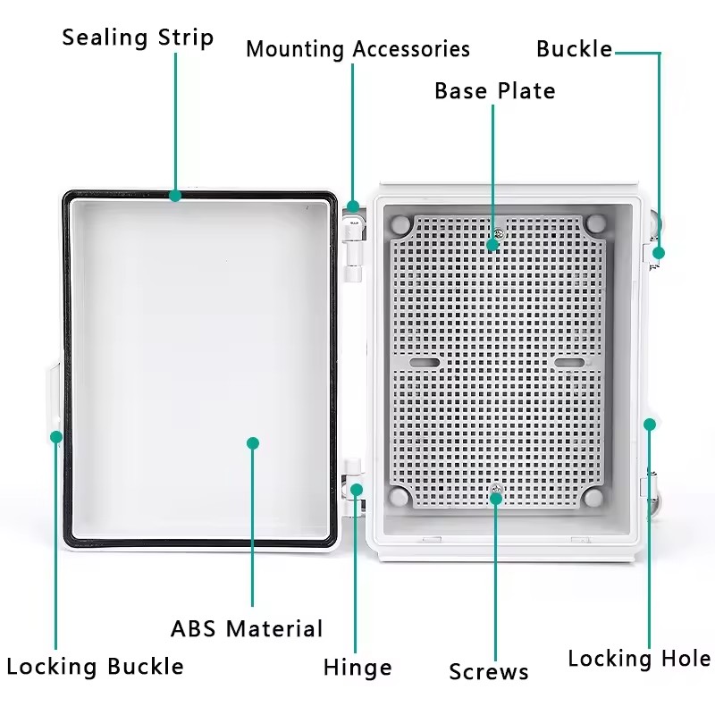 Caja de conexiones de energía  - Diy Electronics Housing reseña y precio