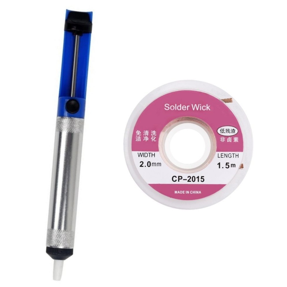 Bomba desoldadora de aluminio, - Flux Pen Electronics reseña y precio