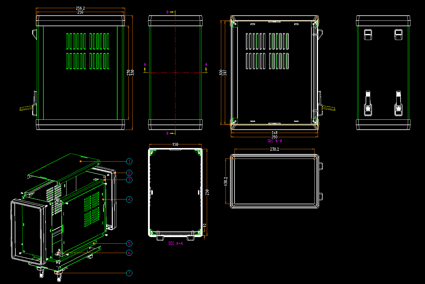 Caja de conexiones de hierro,  - Diy Enclosure For Electronics reseña y precio