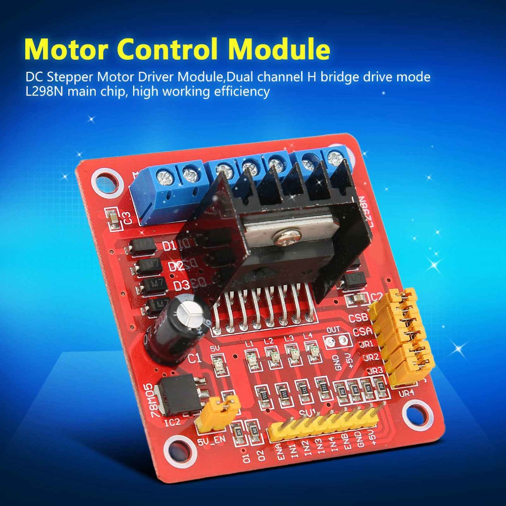 Módulo Controlador de Motor Pa - L298N Motor Driver reseña y precio