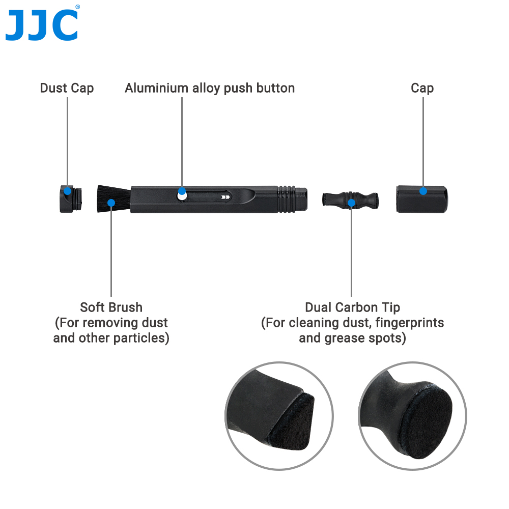 JJC-pluma de limpieza de lente - Learn Diy Electronics reseña y precio