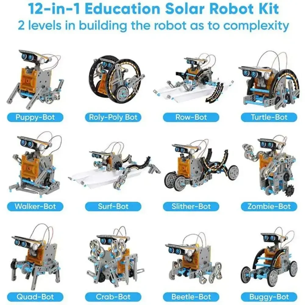 Kit de ciencia Robot con energ - Learn Diy Electronics reseña y precio